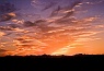 Olympics Silhouetted at Sunset from Queen Anne #1